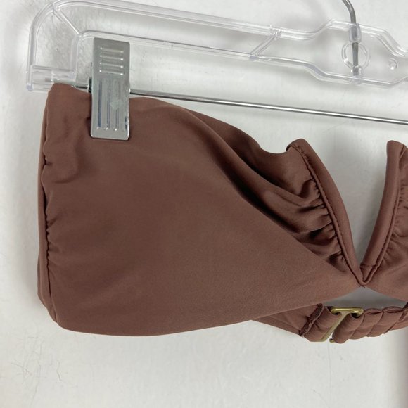 NWT Andie Swim The Scala Top Flat in Espresso Brown Size Large L NEW - Picture 3 of 11